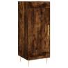 Stylish Highboard in Smoked Oak - 34.5x34x180 cm | HipoMarket