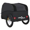 Sturdy Black Bike Trailer - 30 kg Iron Cargo for Easy Transport