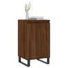 Brown Oak Sideboard 40x35x70 cm - Stylish Engineered Wood Storage