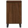 Brown Oak Sideboard 40x35x70 cm - Stylish Engineered Wood Storage