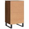 Brown Oak Sideboard 40x35x70 cm - Stylish Engineered Wood Storage