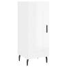 Elegant Highboard High Gloss White - Stylish Storage Solution