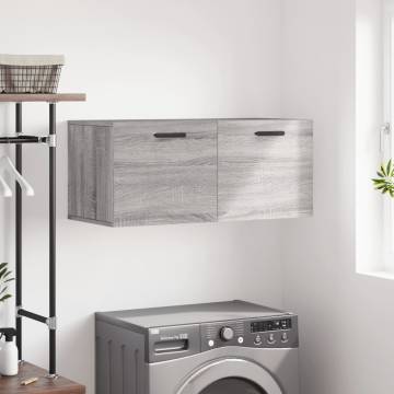 Wall Cabinet Grey Sonoma - 80x36.5 cm | HipoMarket