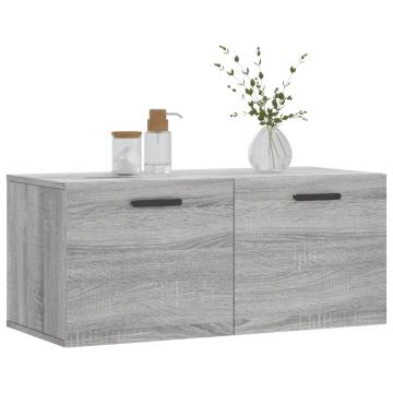 Wall Cabinet Grey Sonoma - 80x36.5 cm | HipoMarket