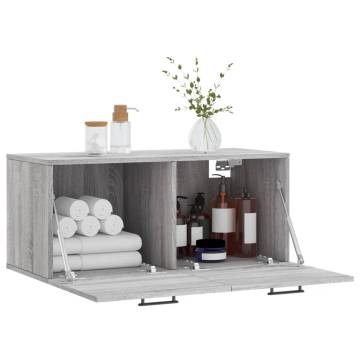 Wall Cabinet Grey Sonoma - 80x36.5 cm | HipoMarket