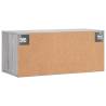 Wall Cabinet Grey Sonoma - 80x36.5 cm | HipoMarket