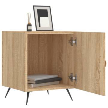 Stylish Sonoma Oak Bedside Cabinets - 2 pcs 40x40x50 cm