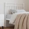 Metal Headboard White 80 cm Colour white Size 80 cm Quantity in Package 1 