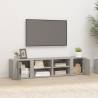 Stylish Concrete Grey TV Cabinets - 2 pcs | Hipomarket