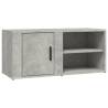 Stylish Concrete Grey TV Cabinets - 2 pcs | Hipomarket