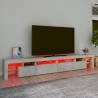 LED TV Cabinet Concrete Grey - Stylish & Practical | HipoMarket