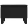 Elegant Black Coffee Table - Engineered Wood | Hipo Market