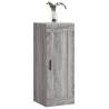 Wall Mounted Cabinet Grey Sonoma - Elegant Storage Solution