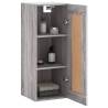 Wall Mounted Cabinet Grey Sonoma - Elegant Storage Solution