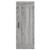 Wall Mounted Cabinet Grey Sonoma - Elegant Storage Solution