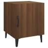 Elegant Brown Oak Bedside Cabinet | Premium Engineered Wood