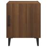 Elegant Brown Oak Bedside Cabinet | Premium Engineered Wood