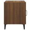 Elegant Brown Oak Bedside Cabinet | Premium Engineered Wood