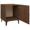 Elegant Brown Oak Bedside Cabinet | Premium Engineered Wood