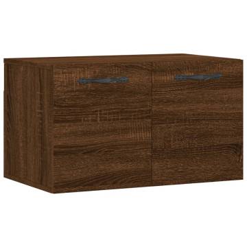 Wall Cabinet Brown Oak 60x36.5x35 cm - Durable & Stylish