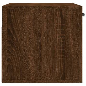 Wall Cabinet Brown Oak 60x36.5x35 cm - Durable & Stylish