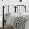 Metal Headboard Black 120 cm Colour black Size 120 cm Quantity in Package 1 