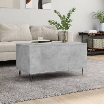 Stylish Coffee Table - Concrete Grey | Hipomarket UK