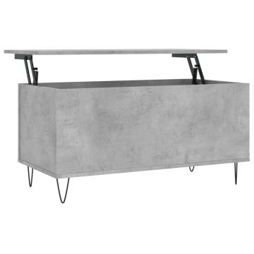 Stylish Coffee Table - Concrete Grey | Hipomarket UK