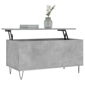 Stylish Coffee Table - Concrete Grey | Hipomarket UK