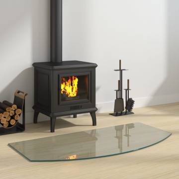 Fireplace Glass Plate 100x50 cm - Durable & Stylish