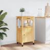 Kitchen Trolley MONZA - Solid Pine Wood | 48x40x90 cm