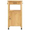 Kitchen Trolley MONZA - Solid Pine Wood | 48x40x90 cm