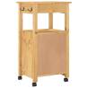 Kitchen Trolley MONZA - Solid Pine Wood | 48x40x90 cm