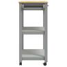 Kitchen Trolley MONZA - Pine Wood Storage Solution | HipoMarket