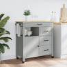 Kitchen Trolley MONZA - Solid Wood Pine | 84x40x90 cm