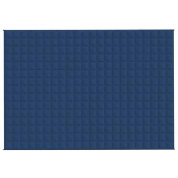 Weighted Blanket Blue 155x220 cm – Sleep Better Tonight