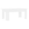 Elegant White Coffee Table - 100x60x42 cm | HipoMarket