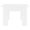 Elegant White Coffee Table - 100x60x42 cm | HipoMarket