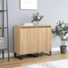 Sideboards 2 pcs Sonoma Oak 40x35x70 cm Engineered Wood Colour sonoma oak Quantity in Package 2 