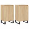 Sideboards 2 pcs Sonoma Oak | Stylish Home Storage