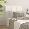 Bed Headboard White 105.5x4x100 cm Solid Pine Wood Colour white Size 105.5 x 100 cm Quantity in Package 1 