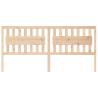 Stylish Solid Wood Pine Bed Headboard - 205.5x4x100 cm