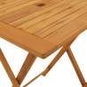 Folding Garden Table - Solid Acacia Wood | HipoMarket