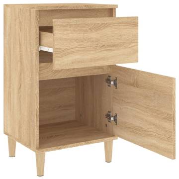 Sonoma Oak Bedside Cabinets - Elegant Design for Your Bedroom