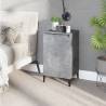 Bedside Cabinet Concrete Grey 40x35x70 cm Engineered Wood Colour concrete grey Quantity in Package 1 