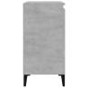 Trendy Concrete Grey Bedside Cabinet - 40x35x70 cm