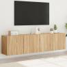 TV Cabinets Wall-mounted 2 pcs Sonoma Oak 80x30x41 cm Colour sonoma oak Quantity in Package 2 Width 80 cm 