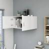 High Gloss White Wall Mounted Cabinet | Stylish Storage Solution