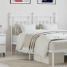 Metal Headboard White 120 cm Colour white Size 120 cm Quantity in Package 1 