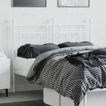 Stylish White Metal Headboard 120 cm | Hipomarket